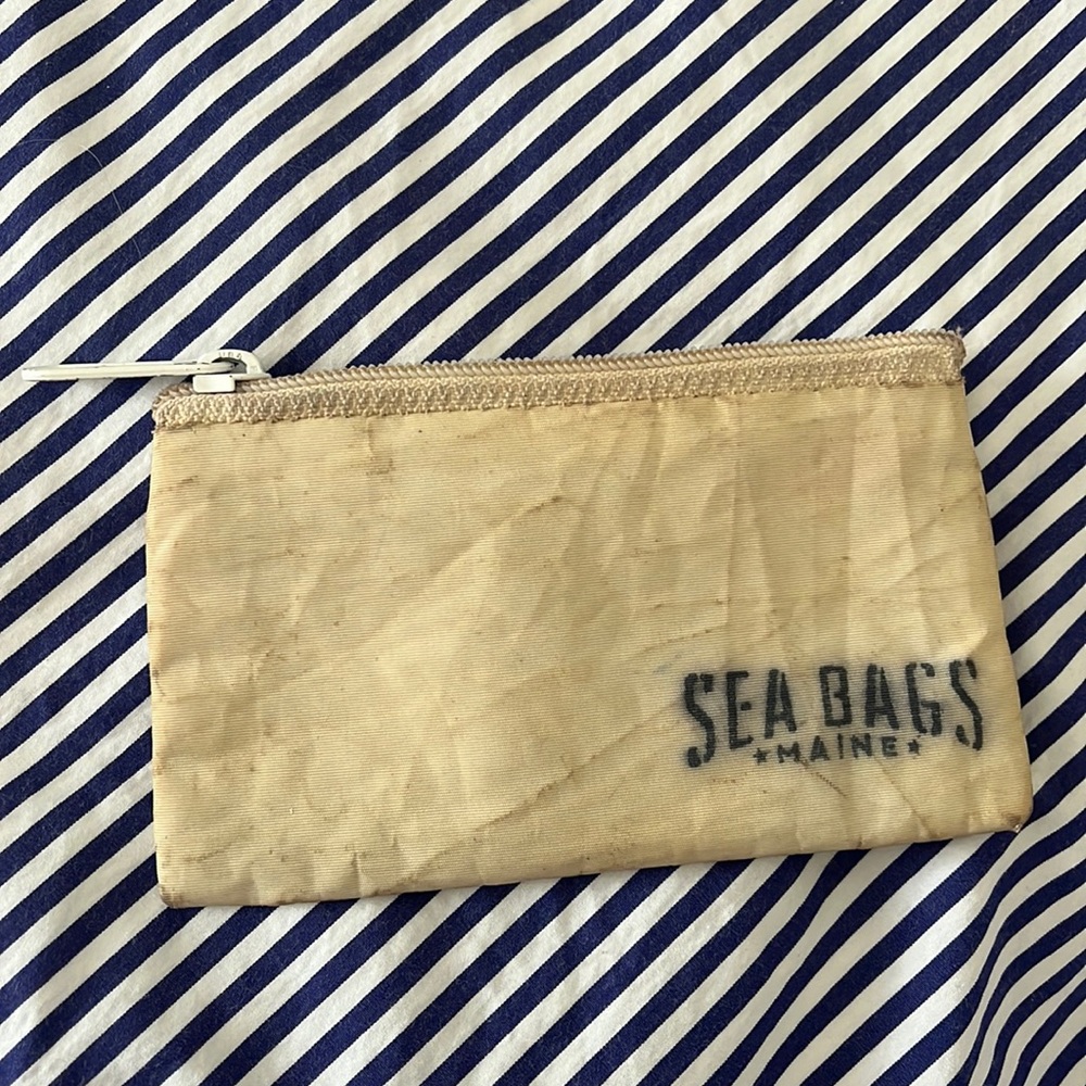 Sea Bags Maine anchor change purse